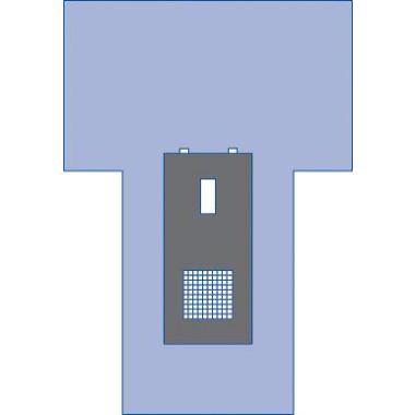 Medline Cystoscopy T-Drape, Sterile - DYNJP5001