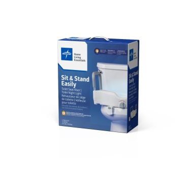 Medline Toileting Safe and Easy Caregiver Kit with Seat Riser - G4-602KRX1