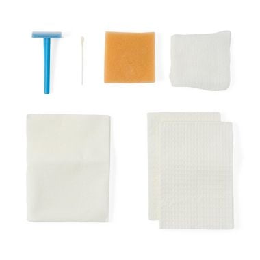 Medline Dual-Compartment Shave Prep Trays - DYND70820