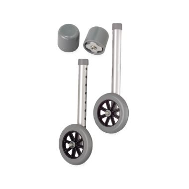 Medline Walker 5 in. Caster Replacement, 10 in. Tube - MDS86615W5T