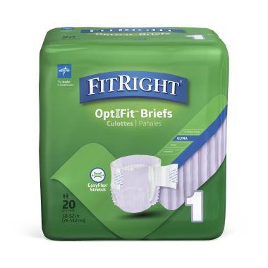 Medline FitRight OptiFit Ultra Briefs