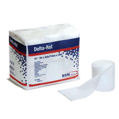 Delta-Rol 4 in x 4 yds Cast Padding, Synthetic  - 6884