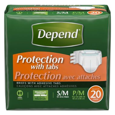 Depend Protection Briefs Heavy Absorbency