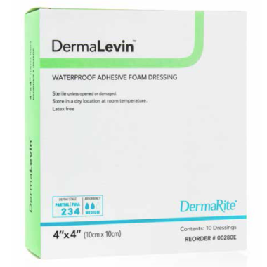 DermaLevin Waterproof Adhesive Foam Dressing