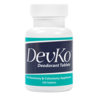 DevKo Deodorant Tablets for Ostomy Appliances