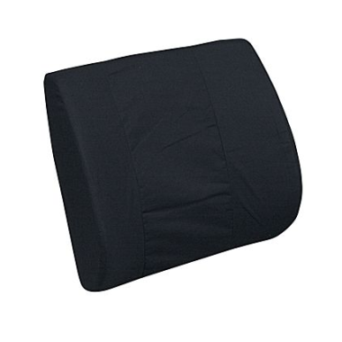 DMI Standard Lumbar Back Support Cushion w/Strap - Black