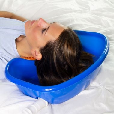 DMI Hair Washing Bed Basin Tray - 18 x 14 Inch