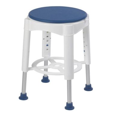 Drive Medical Bathroom Safety Swivel Seat Shower Stool - RTL12061M