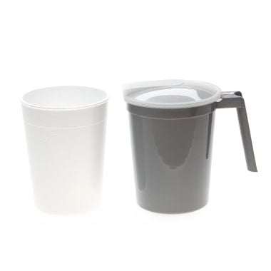 Medline Water Pitcher Sets with Foam or Plastic Liner - DYKD100CM