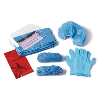 Medline Employee Protection Kits with Eye Shield - DYKD100EPKLF2