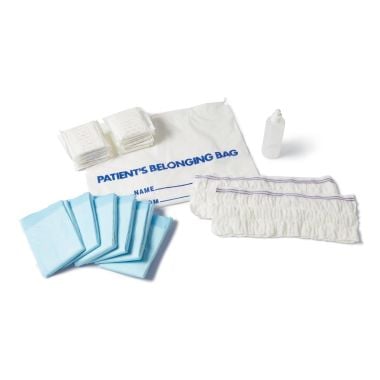 Medline Basic Maternity Kit, Mesh Panties, Peri Bottle, Pads, and Underpads - DYKD200COLMA