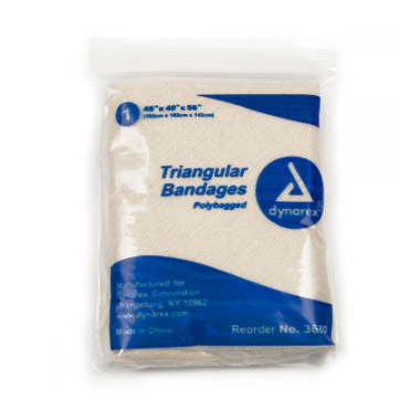 Dynarex Triangular Bandage, 100% Cotton