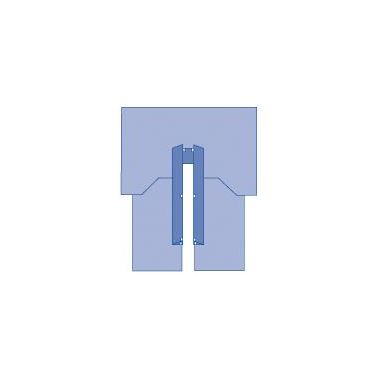 Medline CVMax Cardiovascular Split Surgical Drape, Sterile - DYNJP4014