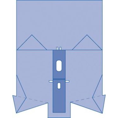 Medline Abdominal Lithotomy Surgical Drape