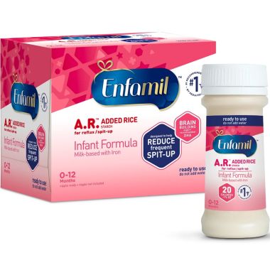 Enfamil A.R. Ready-to-Feed Liquid Formula for Spit Up - Bottles