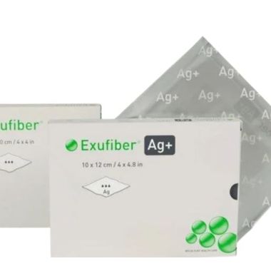 Exufiber Ag+ Antimicrobial Gelling Fiber Dressing