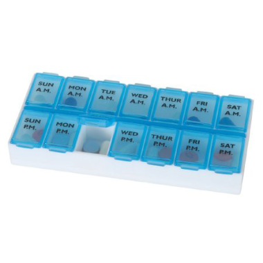 Ezy Dose Pill Planner | 7-Day,  AM/PM,  Medium