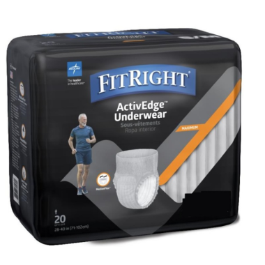 Medline FitRight ActivEdge Underwear for Men