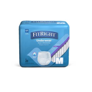Medline FitRight Super Protective Underwear - Maximum Absorbency