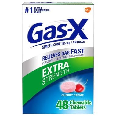 Gas-X Extra Strength Gas Relief Chewable Tablets, Cherry