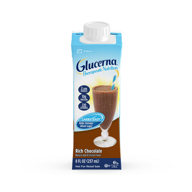 Glucerna 54544 Rich Chocolate Diabetic Supplement Shake