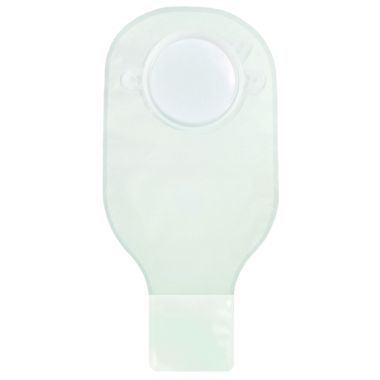 Securi-T Drainable Pouch for Two-Piece Pouching Systems - Transparent with Belt Tabs