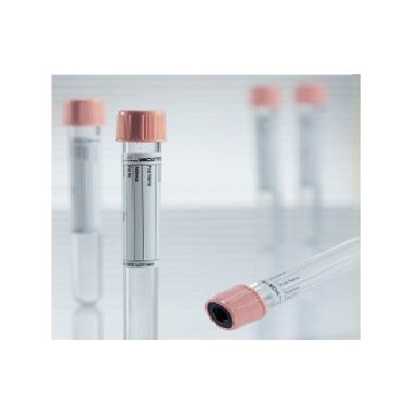 6 mL Vacuette K3E K3EDTA Tube - Pink, 13 mm
