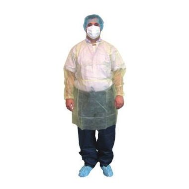 Dukal Isolation Gown with Neck Tie and Elastic Cuff - 301BL