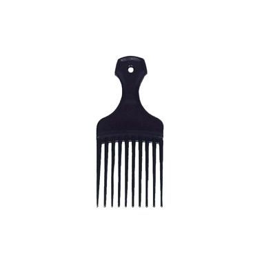 DawnMist Hair Pick, Black, 2-1/4"