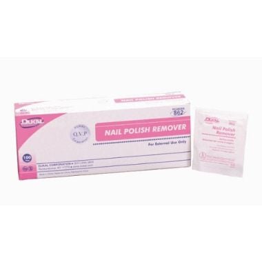 Dukal Nail Polish Remover Pads, 2-Ply