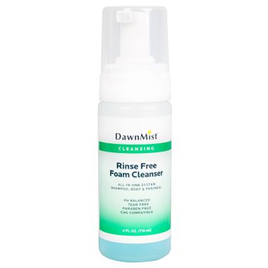 DawnMist Rinse Free Foam Cleanser, 4 oz