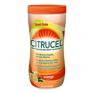 Citrucel Orange Mix Fiber Powder - 16.9 & 30 Oz