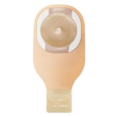 Hollister Premier One-Piece Drainable Ostomy Pouch with Flat CeraPlus Lock-n-Roll Barrier with Tape - Ultra Clear