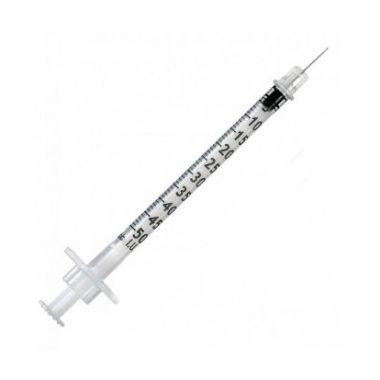 BD Insulin Syringe With Permanently Attached Needle
