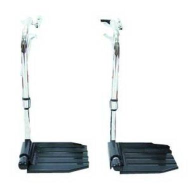 Economy Hemi Footrest without Heel Loop Composite Footplate