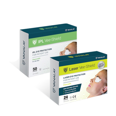 IPL & Laser Vee-Shields Disposable Eye Protectors