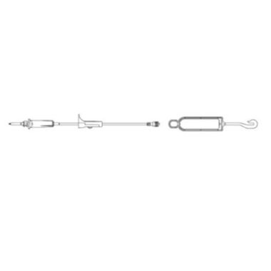 B. Braun Secondary IV Set with Plastic Bag Hanger
