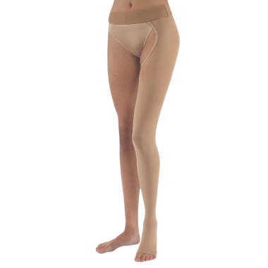 Jobst Relief Single Leg Chap Compression Stockings OPEN TOE 20-30 mmHg 