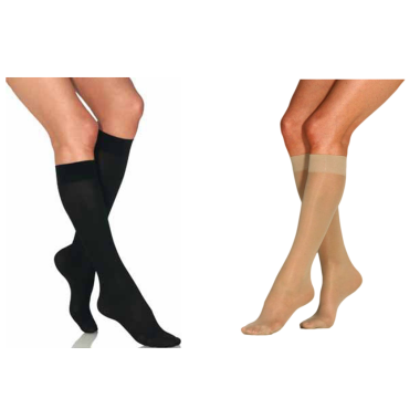 Jobst Women's UltraSheer 8-15 mmHg Closed Toe Knee High Compression Stockings