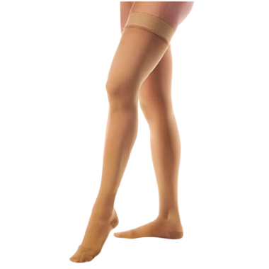Jobst Relief Garter Style Thigh High Compression Socks (No Grip Top) CLOSED TOE 30-40 mmHg