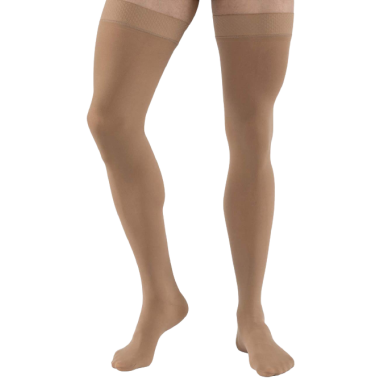Jobst Relief Thigh High Compression Socks with Silicone Top Band CLOSED TOE 30-40 mmHg