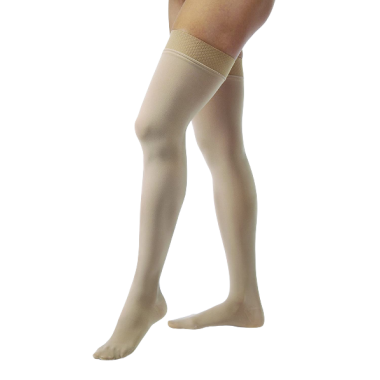 Jobst Relief Garter Style Thigh High (No grip top) Compression Stockings CLOSED TOE 20-30 mmHg