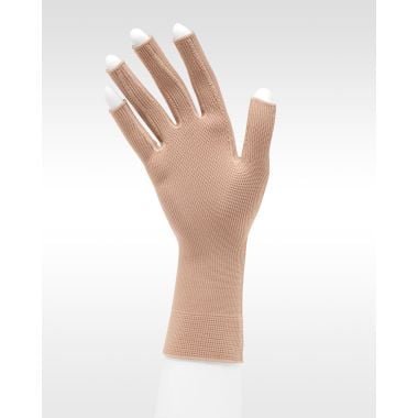 Juzo 3022ACFS Expert 23-32 mmHg Finger Stubs Gauntlet Helastic, Beige