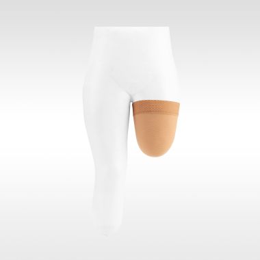 Juzo Dynamic Above the Knee Stump Shrinker Closed Toe 30-40 mmHg Silicone Border, Beige