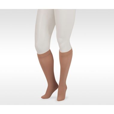 Juzo 3513AD Dynamic 40-50 mmHg Closed Toe Knee High Compression Socks, Beige
