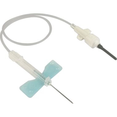 K-Shield Advantage Winged Blood Collection Sets w/ Multiple Sample Luer Adapter