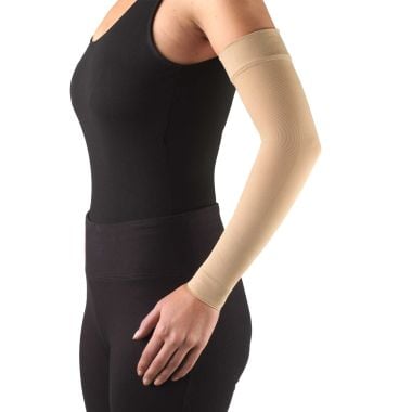 TRUFORM 3315 Compression Arm Sleeve Soft Top Fit 15-20 mmHg, Beige