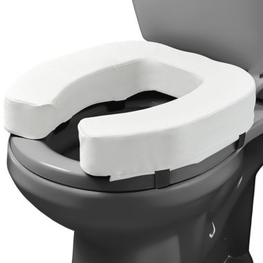 Lunderg Raised Toilet Seat Cushion - High-Density Foam