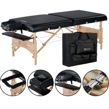 Master Husky Gibraltar XXL Portable Massage Table Package, 32"
