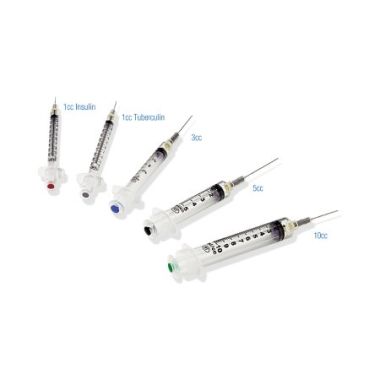VanishPoint Safety Syringe with Needle, Hypodermic